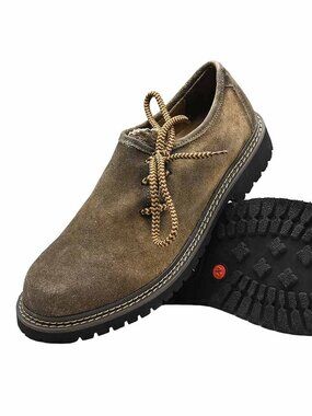 Traditional German Shoes Men’s Bavarian Lederhosen Style Oktoberfest Footwear